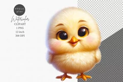 Farm animals clipart, Chick clipart, Cute animals Product Image 1