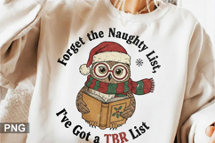 Forget the naughty List Sublimation - Christmas PNG Design Product Image 1