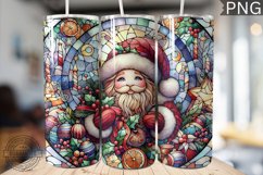 Watercolor Christmas Tumbler Wrap - High Quality 300 Dpi Product Image 1