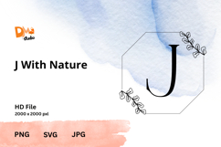 With Nature Monogram Product Image 1