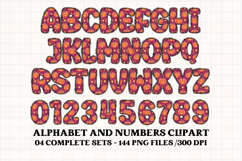 Halloween Alphabet png clipart, halloween letters doodle Product Image 4