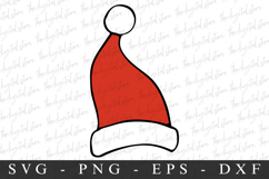 Santa Hat Svg | Christmas svg | Svg cut file Product Image 1