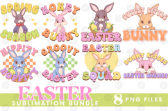Easter Sublimation PNG Bundle Bunny Chick Farm Hip Hop Joy Product Image 1