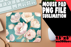 Timeless mouse MAT Playful Design, Flower Pattern Product Image 1