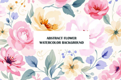 Vintage Blue Gold Floral Edge Background Product Image 1