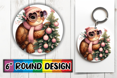 Enchanted Keychain Circle Style, Turtle Product Image 1