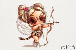 Lazy Pink Leopard girl for Clipart PNG Product Image 1