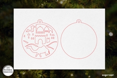 Christmas Nativity Ornament Bundle | Laser Cut | SVG Product Image 10
