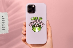 Life is Beautiful - Retro - SVG Design Vector Product Image 10