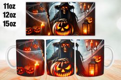 Halloween Mug Wrap Sublimation 11oz, 12oz, 15oz Product Image 1