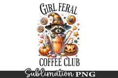 Halloween Raccoon Designs - Halloween Raccoon Sublimation Product Image 5