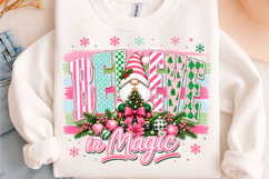 Believe in Magic Christmas Gnome PNG Product Image 1