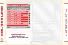Wine Serving Tray V1 - laser cutting file - Glowforge ready Product Image 10