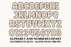 Baseball Sport Alphabet png clipart, baseball letters doodle Product Image 4