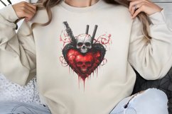 Gothic Valentines Day Sublimation PNG Product Image 1