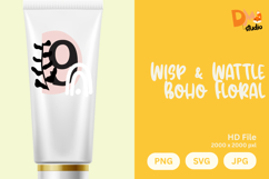 Wisp &amp; Wattle Boho Floral Monogram Product Image 1
