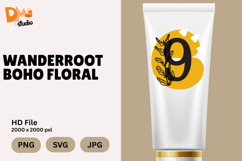 Wanderroot Boho Floral Monogram Product Image 1