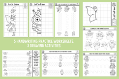 Woodland fairy coloring games and activities for kids Product Image 10
