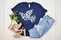 Let There be Peace Cut file | Dove of Peace Word Art Product Image 1