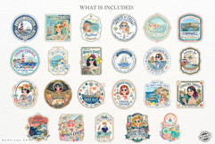 Nautical Travel Label Png Clipart Product Image 4