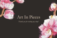 Hand Painted Sakura PNG Elements - Watercolor &amp; Oil Pastel Product Image 10