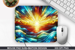 Mouse Pad Sublimation, Summer Mouse Pad PNG Design Product Image 1