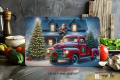 Kitchen cutting board | Christmas farm sublimation png Product Image 1