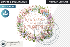 Bloom &amp; Bright Spring Quotes for Sublimation and POD Product Image 1