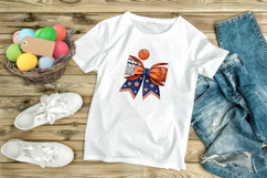 Basketball Mom Coquette Bow Clipart, basketball mom bow Product Image 9