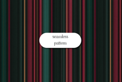 Dark Festive Striped Pattern with Red Green and Brown Tones Product Image 1