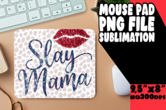 Cheerful Mouse Pad Sublimation PNG, Mother's Day Product Image 1