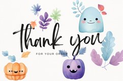 Pastel Halloween Watercolor 68 Cliparts Ai Generated Art Product Image 10