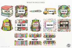 Custom Teacher Back to School PNG Product Image 3