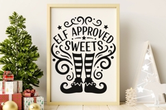 Elf Approved Sweets Svg, Christmas Elf Svg, Elf Legs Svg. Product Image 7