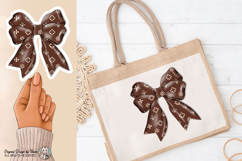 Luxury Brown Bow PNG Chic Fashion Ribbon Elegant Design Product Image 12