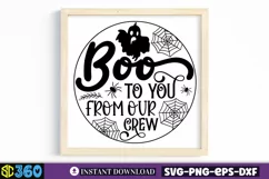 Boo to you from our crew SVG, Halloween SVG Product Image 4
