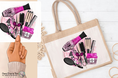 Pink Hairdresser PNG Glam Salon Tools Leopard Design Product Image 7