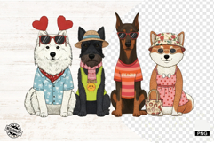 Summer Beach Dogs Png - Summer Clipart Product Image 1