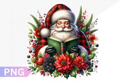 Christmas Santa Sublimation - Clipart PNG Design Product Image 1