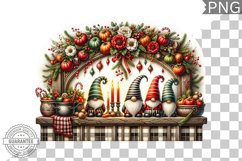 Christmas Gnome Sublimation - Clipart PNG Design Product Image 1