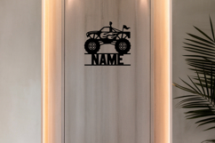 Monster Truck svg Round Sign Cut File Kids Room Decor Laser Product Image 4