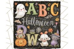 Halloween Costume Parade Clipart PNG with Monsters Clip Art Product Image 2