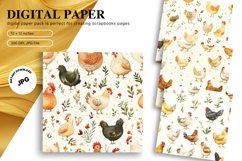 Farm Animal Background Cute Kids Room Pattern Wallpaper_10 Product Image 1