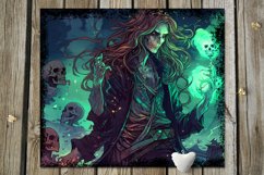 Mystic Halloween | 10 Skinny tumbler sublimation designs Product Image 10