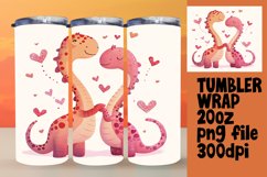 Dino Romance Sublimation Art Product Image 1