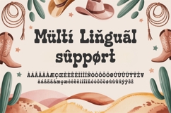 Howdy Cowgirl Font Western, Country, Cricut &amp; Rodeo Style Product Image 8