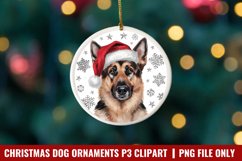 Breeds Of Christmas Dog Ornaments Clipart Bundle PNG Product Image 11