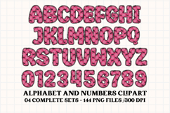 Halloween Alphabet png clipart, halloween letters doodle Product Image 4