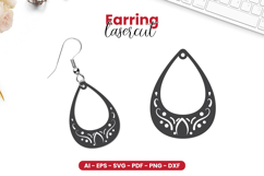 Earring LaserCut - Lasercut File Product Image 1