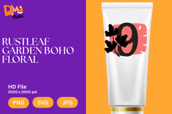 Rustleaf Garden Boho Floral Monogram Product Image 1
